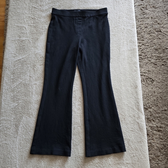 Theory Raebeanie K Ponte Kick Flare Cropped pull on pants size small - Picture 3 of 10